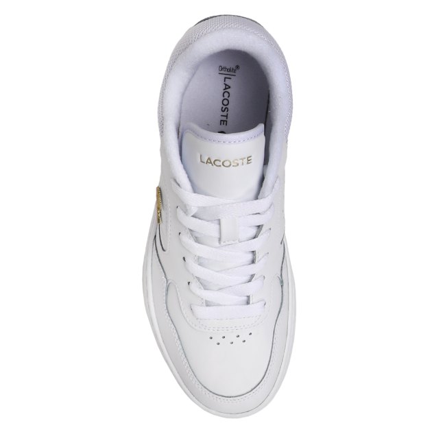 Женские кеды LACOSTE LINESET 124 1 SFA, Артикул 747SFA0083, белый | 3905505. Ракурс 2