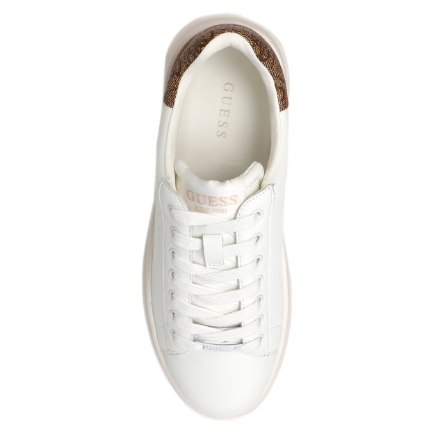 Женские кеды GUESS ELBINA, Артикул FLJELBFAL12, белый | 3910338. Ракурс 2