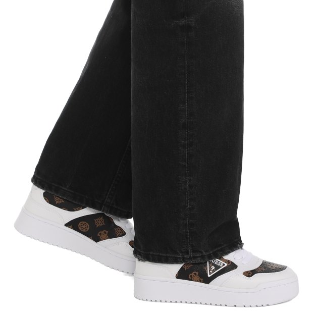 Женские кеды GUESS MIRAM2, Артикул FLPMI2FAL12, белый | 3911556. Ракурс 8