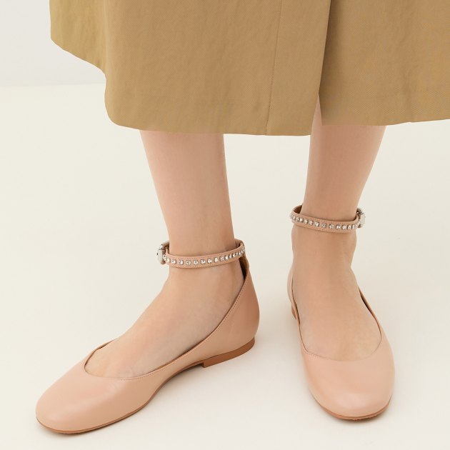 Балетки SEE by CHLOE LYNETTE BALLERINA, Артикул SB42040A, бежевый | 3912239. Ракурс 4 Балетки SEE by CHLOE LYNETTE BALLERINA, Артикул SB42040A, бежевый | 3912239. Ракурс 4