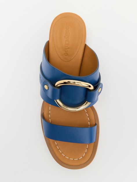 Мюли SEE by CHLOE HANA MULE, Артикул SB42082A, синий | 3912359. Ракурс 5 Мюли SEE by CHLOE HANA MULE, Артикул SB42082A, синий | 3912359. Ракурс 5