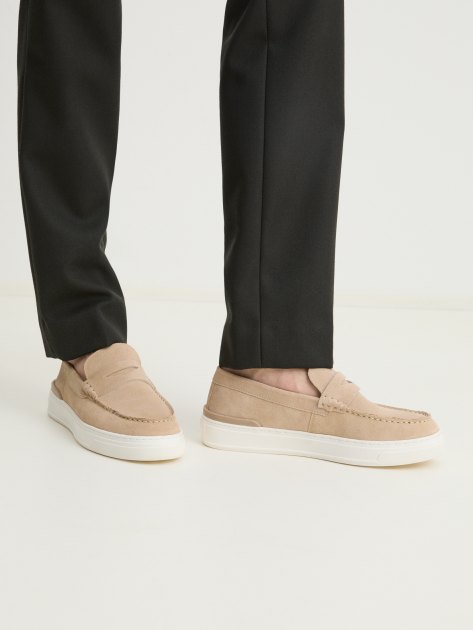 Мужские лоферы TENDANCE, Артикул VR-8400-300, бежевый | 3913898. Ракурс 2