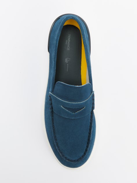 Мужские лоферы TENDANCE, Артикул VR-8400-300, темно-синий | 3913900. Ракурс 5