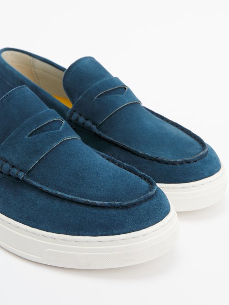 Мужские лоферы TENDANCE, Артикул VR-8400-300, темно-синий | 3913900. Ракурс 6