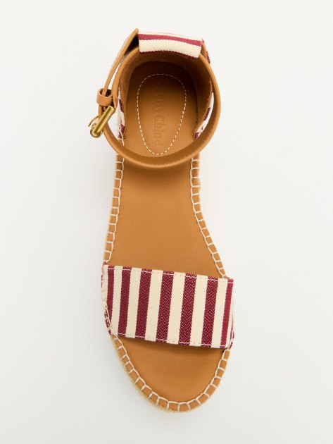 Босоножки SEE by CHLOE GLYN ESPADRILLES, Артикул SB32201E, красный | 3914075. Ракурс 5 Босоножки SEE by CHLOE GLYN ESPADRILLES, Артикул SB32201E, красный | 3914075. Ракурс 5