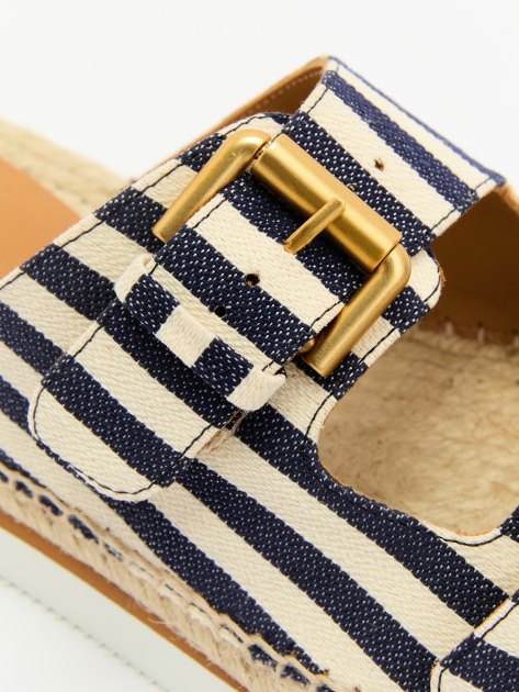 Женские шлепанцы SEE by CHLOE GLYN ESPADRILLES, Артикул SB38141E, синий | 3914148. Ракурс 6 Женские шлепанцы SEE by CHLOE GLYN ESPADRILLES, Артикул SB38141E, синий | 3914148. Ракурс 6
