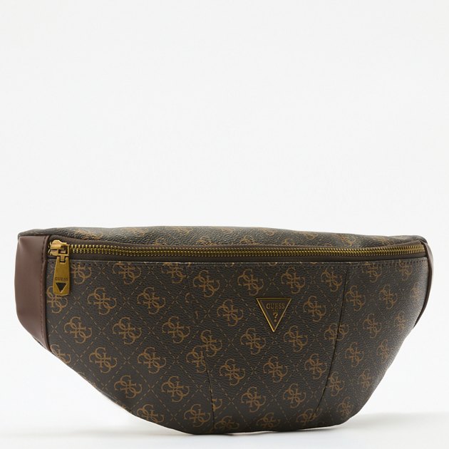 Мужская поясная сумка GUESS TORINO MEDIUM BUM BAG, Артикул HMEVZLP3431, темно-коричневый | 3914254. Ракурс 2 Мужская поясная сумка GUESS TORINO MEDIUM BUM BAG, Артикул HMEVZLP3431, темно-коричневый | 3914254. Ракурс 2