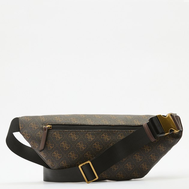 Мужская поясная сумка GUESS TORINO MEDIUM BUM BAG, Артикул HMEVZLP3431, темно-коричневый | 3914254. Ракурс 3 Мужская поясная сумка GUESS TORINO MEDIUM BUM BAG, Артикул HMEVZLP3431, темно-коричневый | 3914254. Ракурс 3