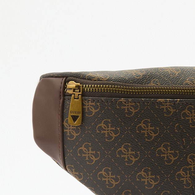 Мужская поясная сумка GUESS TORINO MEDIUM BUM BAG, Артикул HMEVZLP3431, темно-коричневый | 3914254. Ракурс 4 Мужская поясная сумка GUESS TORINO MEDIUM BUM BAG, Артикул HMEVZLP3431, темно-коричневый | 3914254. Ракурс 4