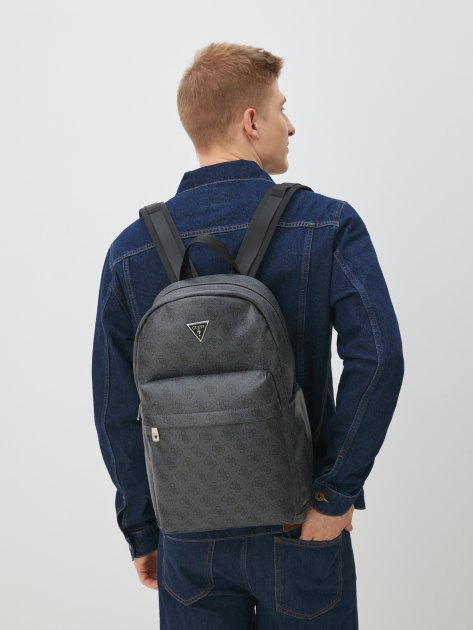 Мужской рюкзак GUESS ELVIS BACKPACK, Артикул HMELLOP4105, черный | 3914275. Ракурс 2