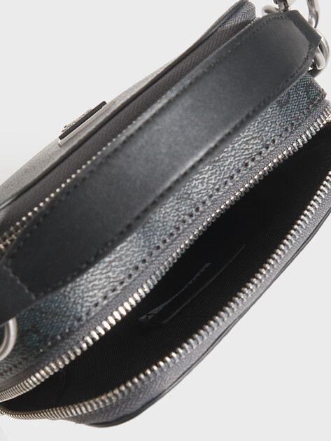 Мужская борсетка GUESS TORINO XBODY DOUBLE ZIP AROUND, Артикул HMTOLOP4253, черный | 3914379. Ракурс 5