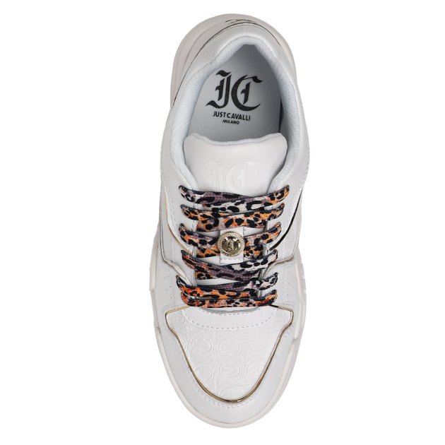 Женские кроссовки JUST CAVALLI STYLE, Артикул 76RA3SA7, белый | 3915399. Ракурс 2