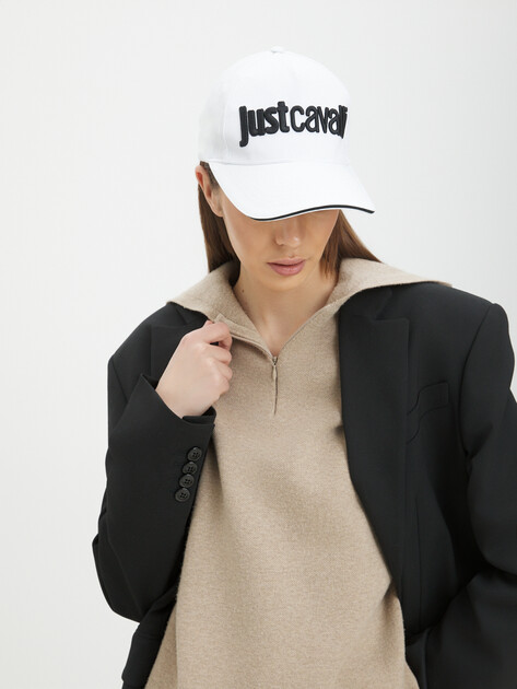 Женская бейсболка JUST CAVALLI LOGO EMBROIDERY 3D UP, Артикул 76RAZK30, белый | 3916063. Ракурс 4 Женская бейсболка JUST CAVALLI LOGO EMBROIDERY 3D UP, Артикул 76RAZK30, белый | 3916063. Ракурс 4
