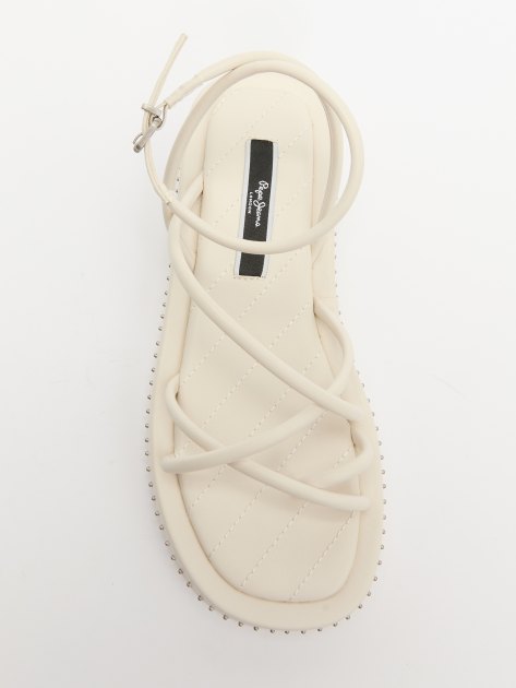 Женские сандалии PEPE JEANS SUMMER STUDS, Артикул PLS90672, белый | 3917342. Ракурс 5 Женские сандалии PEPE JEANS SUMMER STUDS, Артикул PLS90672, белый | 3917342. Ракурс 5