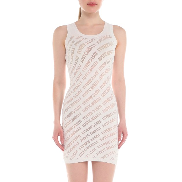 Женское платье JUST CAVALLI, Артикул 76PAOM20, белый | 3918221. Ракурс 2