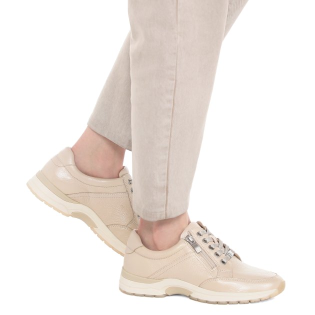 Женские кроссовки CAPRICE LEA, Артикул 9-9-23798-42, светло-бежевый | 3926072. Ракурс 4