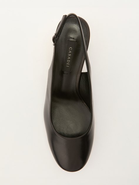 Женские туфли с открытой пяткой (слингбэк) CASADEI CLEO-EMILY, Артикул 1G603X050, черный | 3928964. Ракурс 2 Женские туфли с открытой пяткой (слингбэк) CASADEI CLEO-EMILY, Артикул 1G603X050, черный | 3928964. Ракурс 2