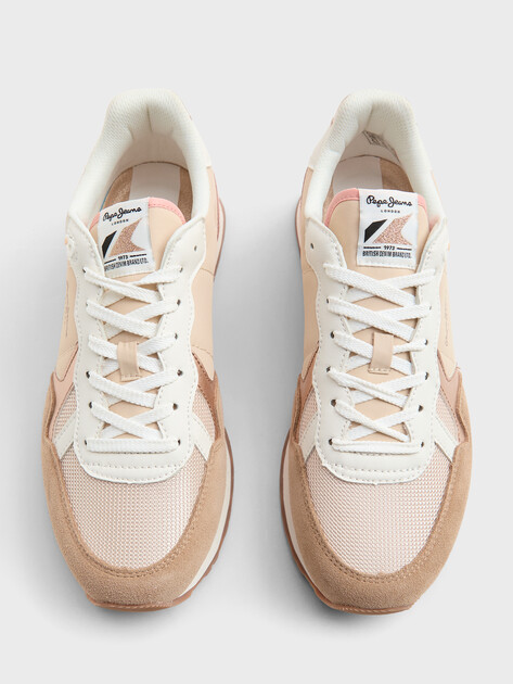 Женские кроссовки PEPE JEANS BRIT MIX W, Артикул PLS40012, бежевый | 3931647. Ракурс 5 Женские кроссовки PEPE JEANS BRIT MIX W, Артикул PLS40012, бежевый | 3931647. Ракурс 5