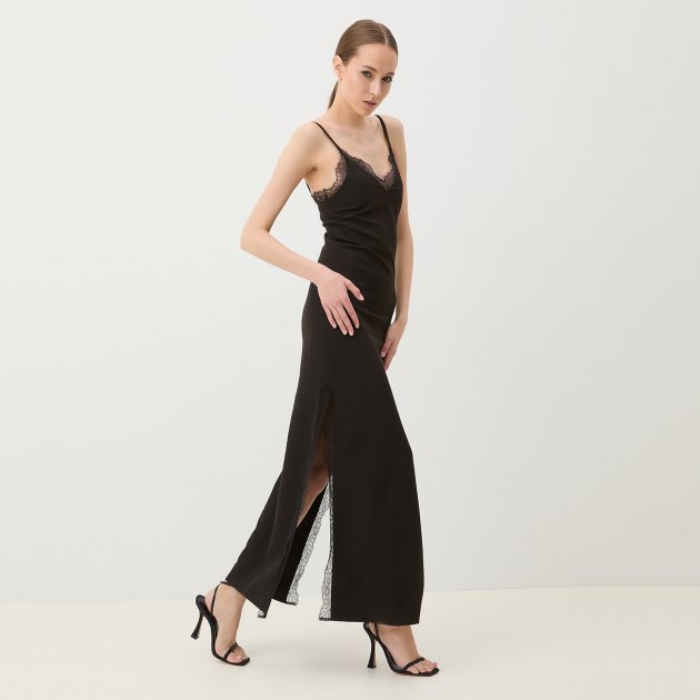 Женское платье MO5CH1NO JEANS WHITE BLACK.. AND MORE, Артикул 0411, черный | 3931999. Ракурс 5 Женское платье MO5CH1NO JEANS WHITE BLACK.. AND MORE, Артикул 0411, черный | 3931999. Ракурс 5