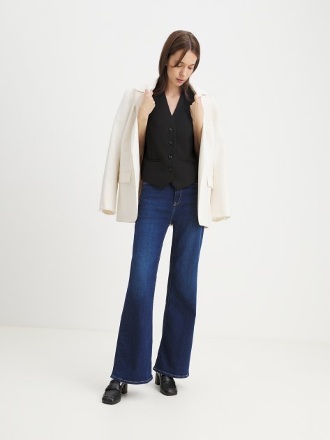 Женские джинсы клеш PEPE JEANS SLIM FIT FLARE UHW, Артикул PL204597CT5, темно-синий | 3936819. Ракурс 5 Женские джинсы клеш PEPE JEANS SLIM FIT FLARE UHW, Артикул PL204597CT5, темно-синий | 3936819. Ракурс 5