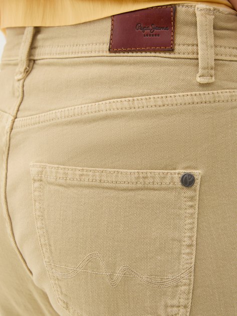 Женские прямые джинсы PEPE JEANS TAPERED JEANS HW, Артикул PL211704YG1, бежевый | 3936826. Ракурс 3 Женские прямые джинсы PEPE JEANS TAPERED JEANS HW, Артикул PL211704YG1, бежевый | 3936826. Ракурс 3