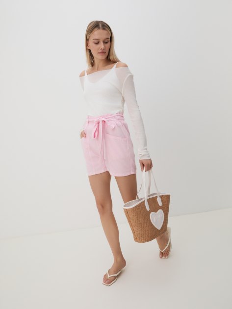 Шорты из денима PEPE JEANS VALLE, Артикул PL801097, розовый | 3936858. Ракурс 4 Шорты из денима PEPE JEANS VALLE, Артикул PL801097, розовый | 3936858. Ракурс 4
