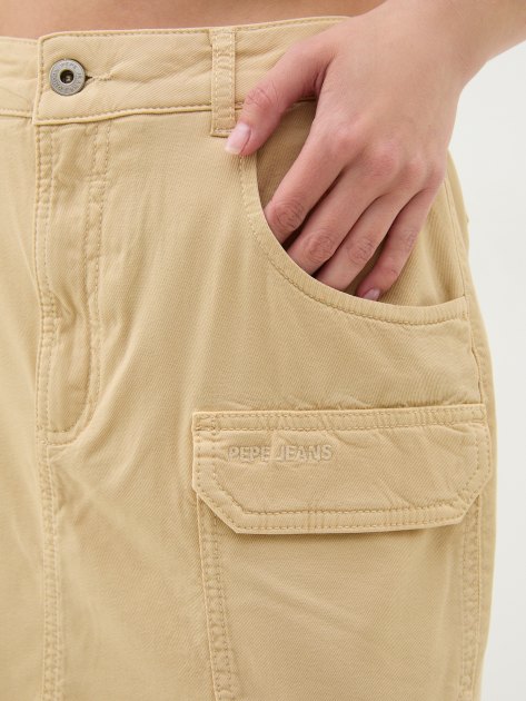 Юбка мини PEPE JEANS TARA, Артикул PL901102, бежевый | 3936863. Ракурс 3 Юбка мини PEPE JEANS TARA, Артикул PL901102, бежевый | 3936863. Ракурс 3