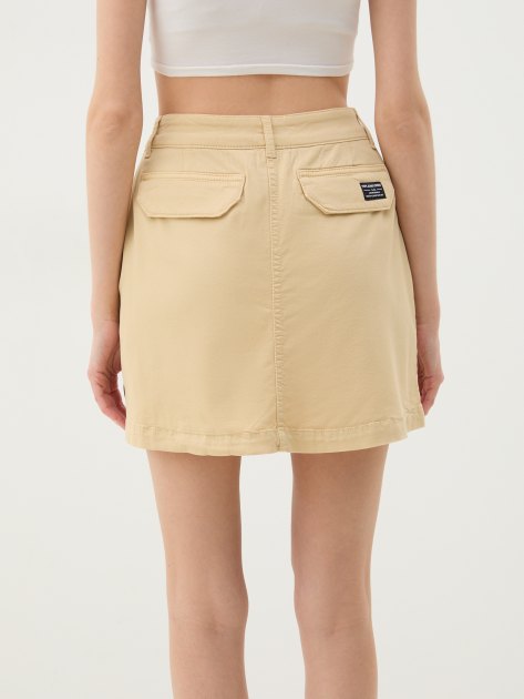 Юбка мини PEPE JEANS TARA, Артикул PL901102, бежевый | 3936863. Ракурс 4 Юбка мини PEPE JEANS TARA, Артикул PL901102, бежевый | 3936863. Ракурс 4