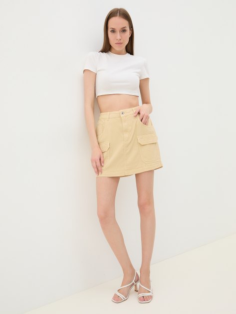 Юбка мини PEPE JEANS TARA, Артикул PL901102, бежевый | 3936863. Ракурс 5 Юбка мини PEPE JEANS TARA, Артикул PL901102, бежевый | 3936863. Ракурс 5