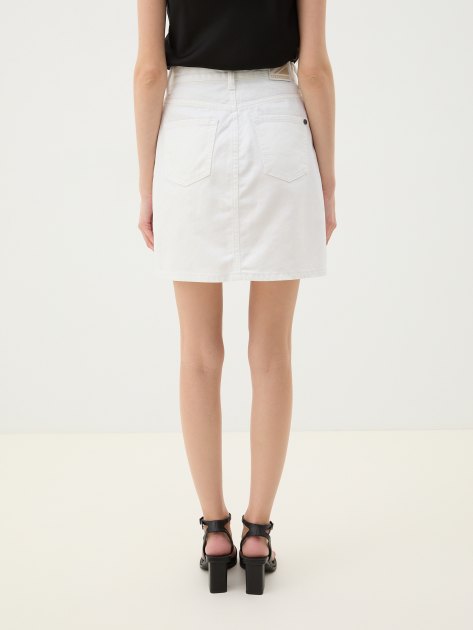 Юбка мини PEPE JEANS MINI SKIRT HW COATED, Артикул PL901118, белый | 3936866. Ракурс 4 Юбка мини PEPE JEANS MINI SKIRT HW COATED, Артикул PL901118, белый | 3936866. Ракурс 4