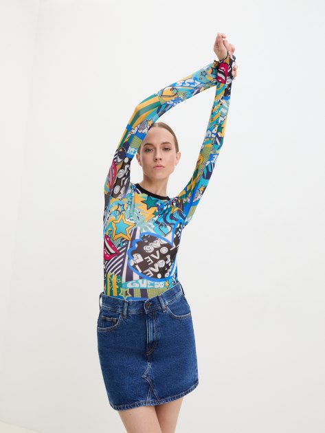 Женская юбка из денима PEPE JEANS MINI SKIRT MW, Артикул PL901123HT2, синий | 3936867. Ракурс 5 Женская юбка из денима PEPE JEANS MINI SKIRT MW, Артикул PL901123HT2, синий | 3936867. Ракурс 5