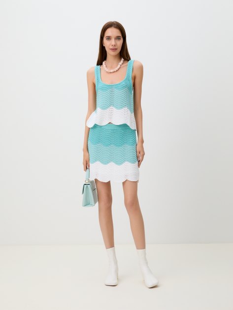 Юбка мини PEPE JEANS GALEA SKIRT, Артикул PL901126, голубой | 3936868. Ракурс 2 Юбка мини PEPE JEANS GALEA SKIRT, Артикул PL901126, голубой | 3936868. Ракурс 2