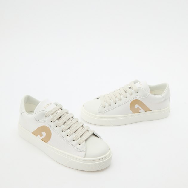 Женские кеды FURLA FURLA JOI LACE-UP SNEAKERS T.20, Артикул YH77FJO, белый | 3940015. Ракурс 4 Женские кеды FURLA FURLA JOI LACE-UP SNEAKERS T.20, Артикул YH77FJO, белый | 3940015. Ракурс 4