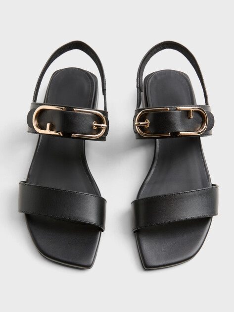 Женские сандалии FURLA FURLA FLOW SANDAL T.20, Артикул YH72FOW, черный | 3940027. Ракурс 5