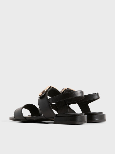 Женские сандалии FURLA FURLA FLOW SANDAL T.20, Артикул YH72FOW, черный | 3940027. Ракурс 6