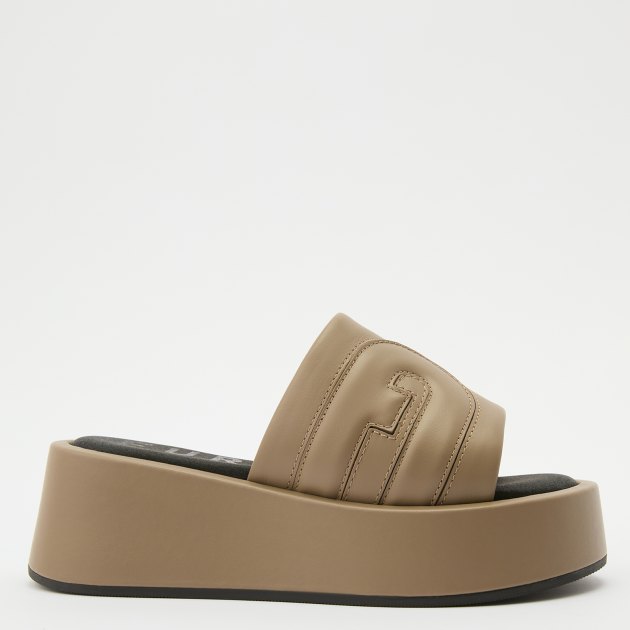 Сабо FURLA FURLA PIC NIC FLATFORM SANDAL T.65, Артикул YH85FPN, бежево-серый | 3940042. Ракурс 3 Сабо FURLA FURLA PIC NIC FLATFORM SANDAL T.65, Артикул YH85FPN, бежево-серый | 3940042. Ракурс 3