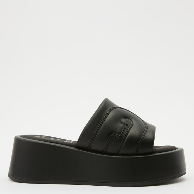Сабо FURLA FURLA PIC NIC FLATFORM SANDAL T.65, Артикул YH85FPN, черный | 3940043. Ракурс 3