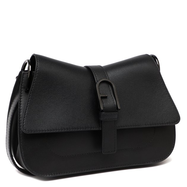 Женская сумка  FURLA, Артикул FURLA FLOW MINI TOP HANDLE, черный | 3940886. Ракурс 2