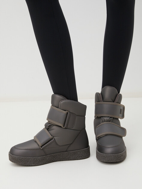 Женские дутики TENDANCE, Артикул ZF1173-6-1, серо-зеленый | 3940914. Ракурс 2