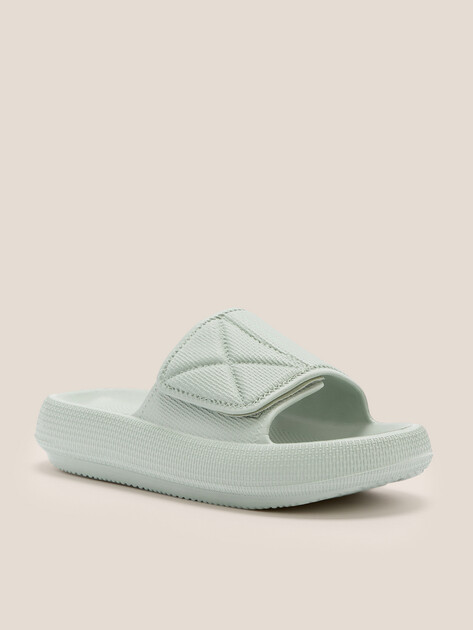Женские сланцы TENDANCE, Артикул HVJ-Y2112029, серо-зеленый | 3943720. Ракурс 3
