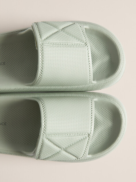 Женские сланцы TENDANCE, Артикул HVJ-Y2112029, серо-зеленый | 3943720. Ракурс 6