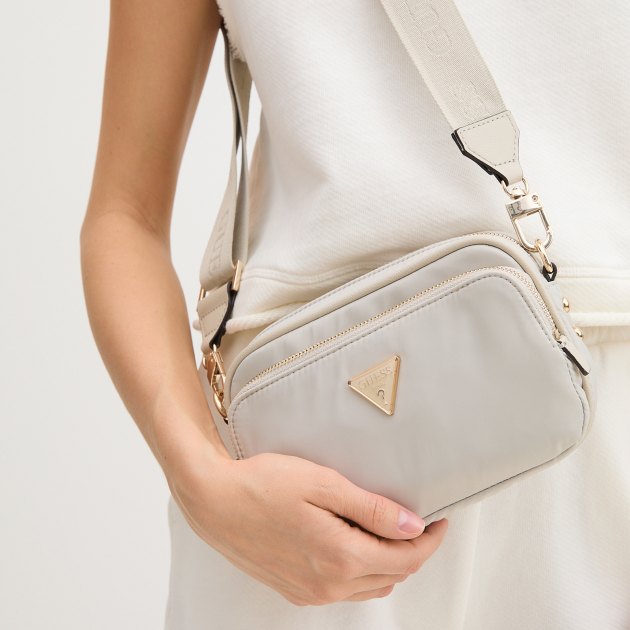 Кросс-боди GUESS ECO GEMMA CROSSBODY CAMERA, Артикул HWEYG839572, серо-бежевый | 3945911. Ракурс 6