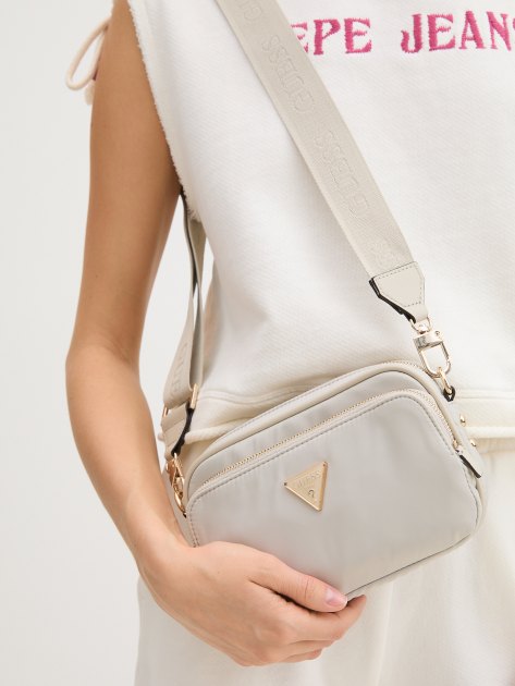 Кросс-боди GUESS ECO GEMMA CROSSBODY CAMERA, Артикул HWEYG839572, серо-бежевый | 3945911. Ракурс 2