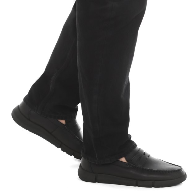 Мужские лоферы GEOX U ADACTER M WIDE, Артикул U35EQA, черный | 3946465. Ракурс 4 Мужские лоферы GEOX U ADACTER M WIDE, Артикул U35EQA, черный | 3946465. Ракурс 4