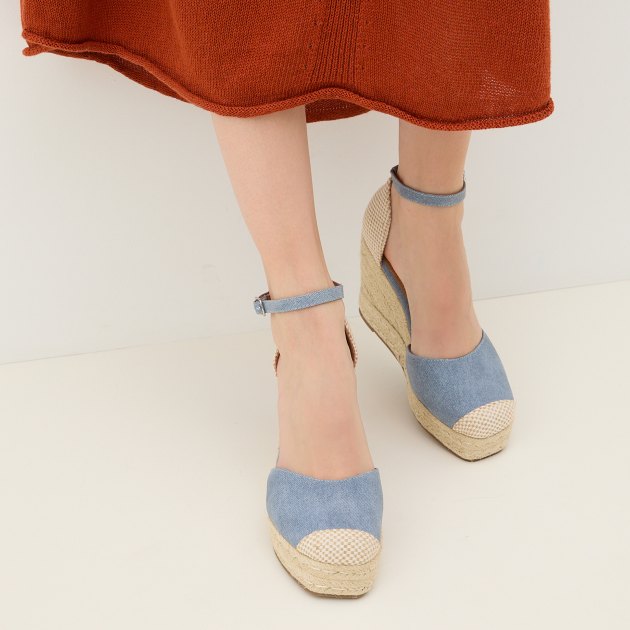 Женские босоножки из денима TENDANCE, Артикул FR50-70, серо-синий | 3948817. Ракурс 6 Женские босоножки из денима TENDANCE, Артикул FR50-70, серо-синий | 3948817. Ракурс 6