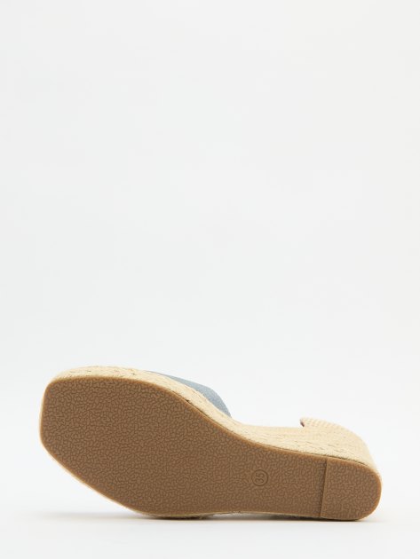Женские босоножки из денима TENDANCE, Артикул FR50-70, серо-синий | 3948817. Ракурс 4 Женские босоножки из денима TENDANCE, Артикул FR50-70, серо-синий | 3948817. Ракурс 4