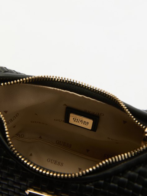 Женская сумка с ручкой GUESS ETEL MINI HOBO, Артикул HWWG9219730, черный | 3951104. Ракурс 5 Женская сумка с ручкой GUESS ETEL MINI HOBO, Артикул HWWG9219730, черный | 3951104. Ракурс 5
