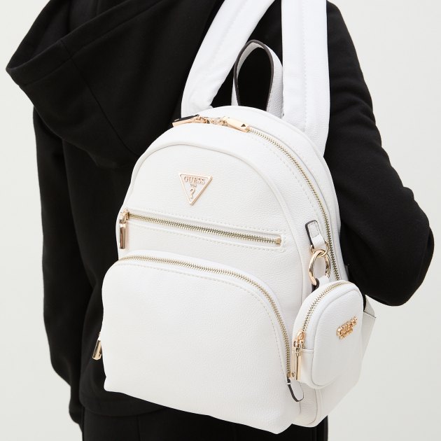 White guess backpack top