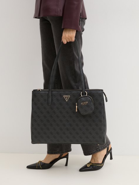 Женский тоут GUESS POWER PLAY TECH TOTE, Артикул HWSL9006230, темно-серый | 3951141. Ракурс 2