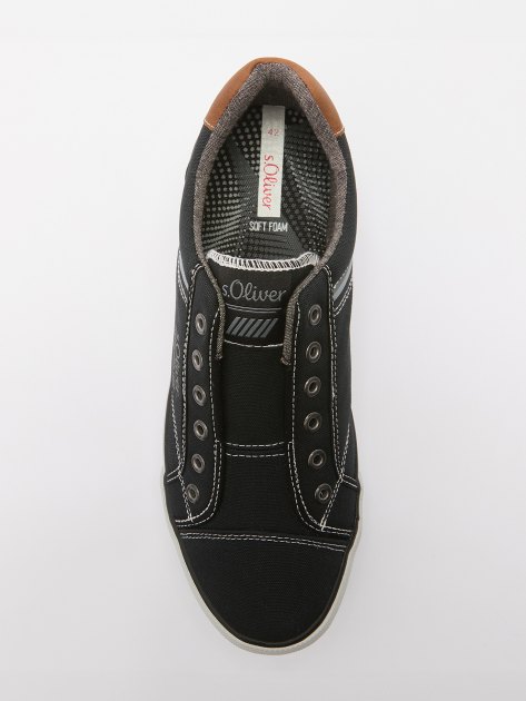 Мужские кеды S.OLIVER SANAKO1, Артикул 5-5-14603-42, черный | 3953215. Ракурс 2